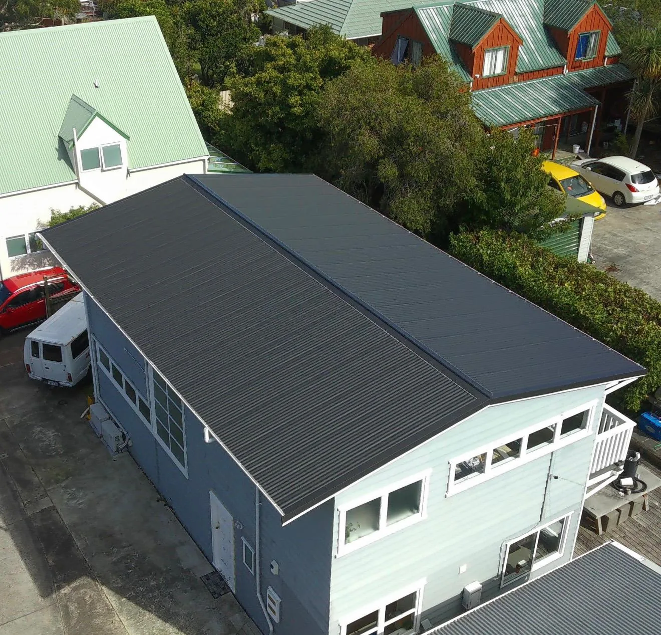 Roofing project, close-up detail, Auckland